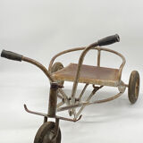 Baby rower, tricycle, child, old, vintage, metal