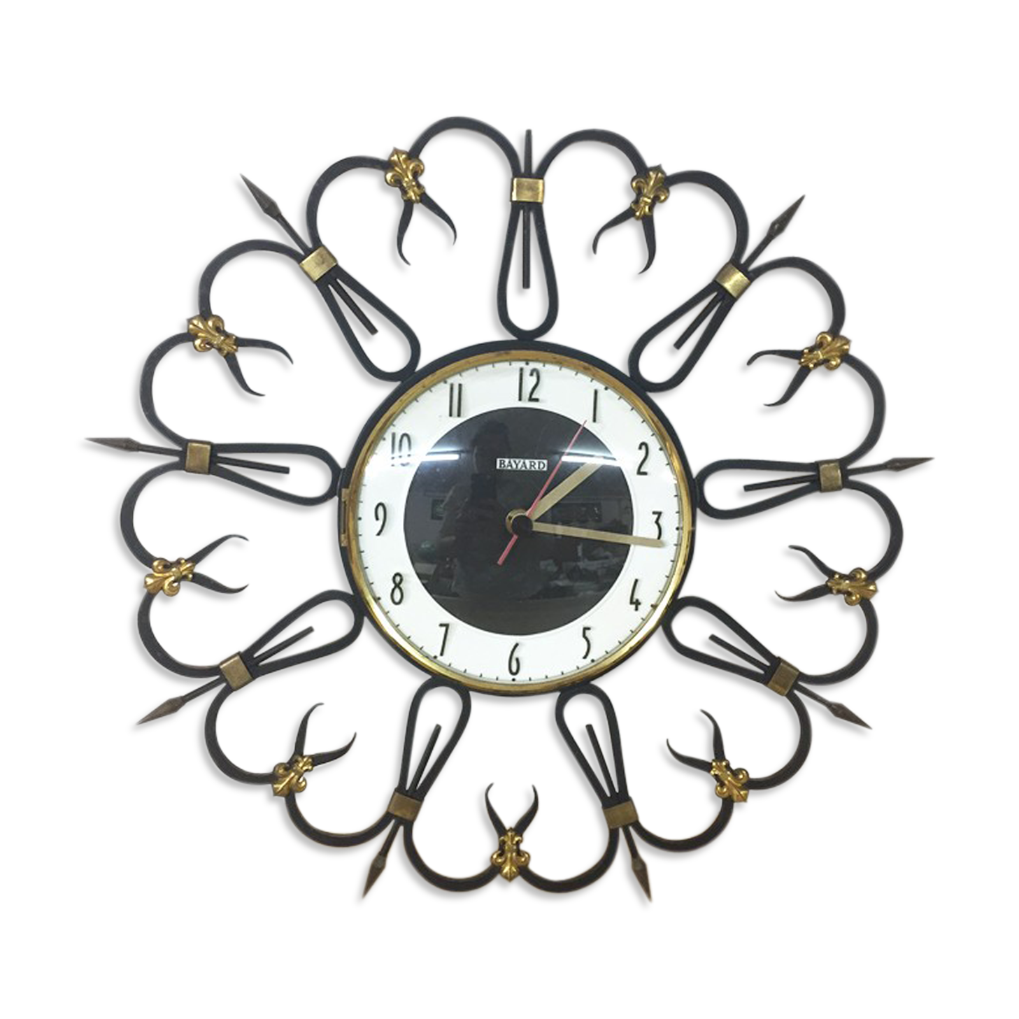 Vintage vintage bayard clock 1970