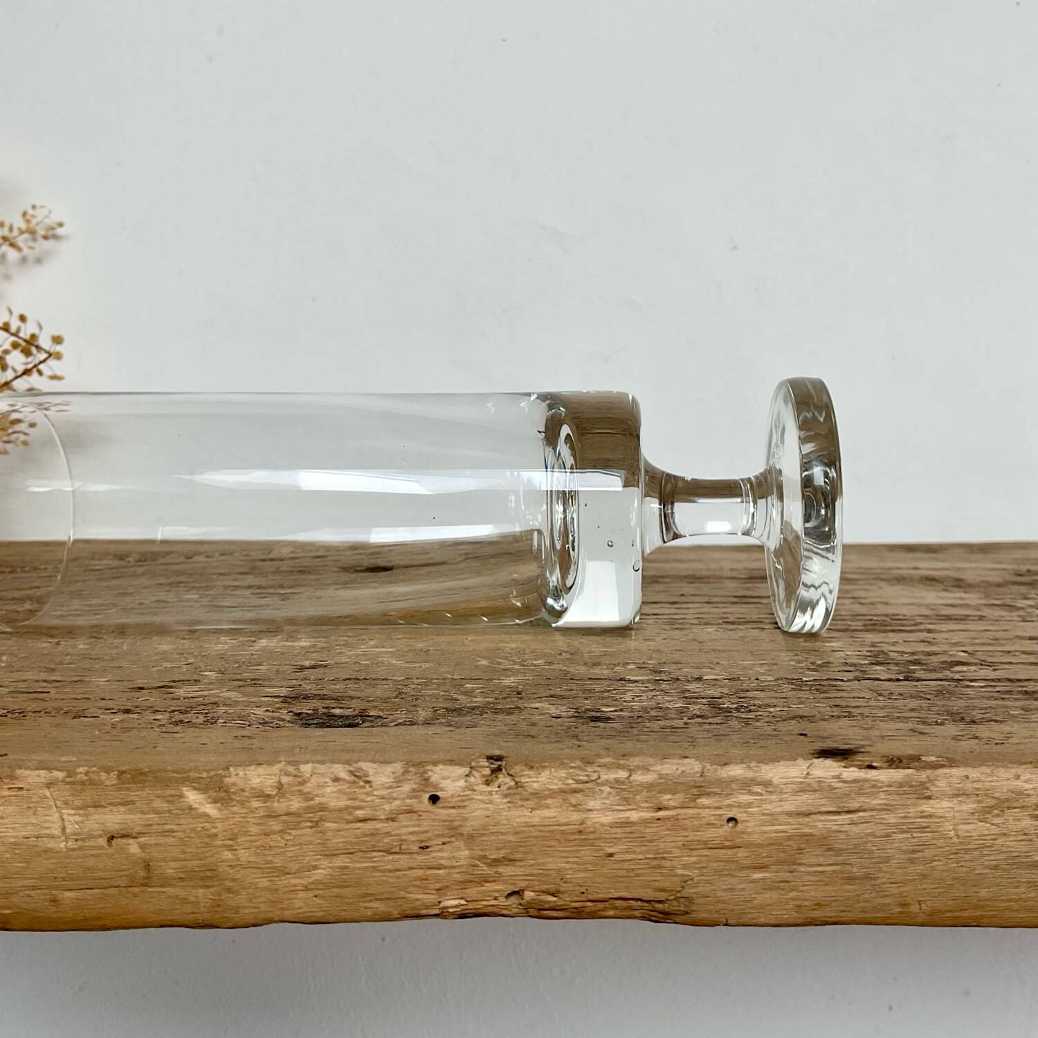 6 vintage champagne flutes