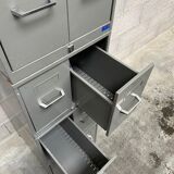 Trade furniture Modular Archiving cabinet 8 drawers metal filing cabinet Industrial 1960s
