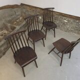 4 chaises Fanett SWR Ilmari Tapiovaara