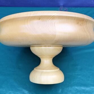 Wooden compote bowl