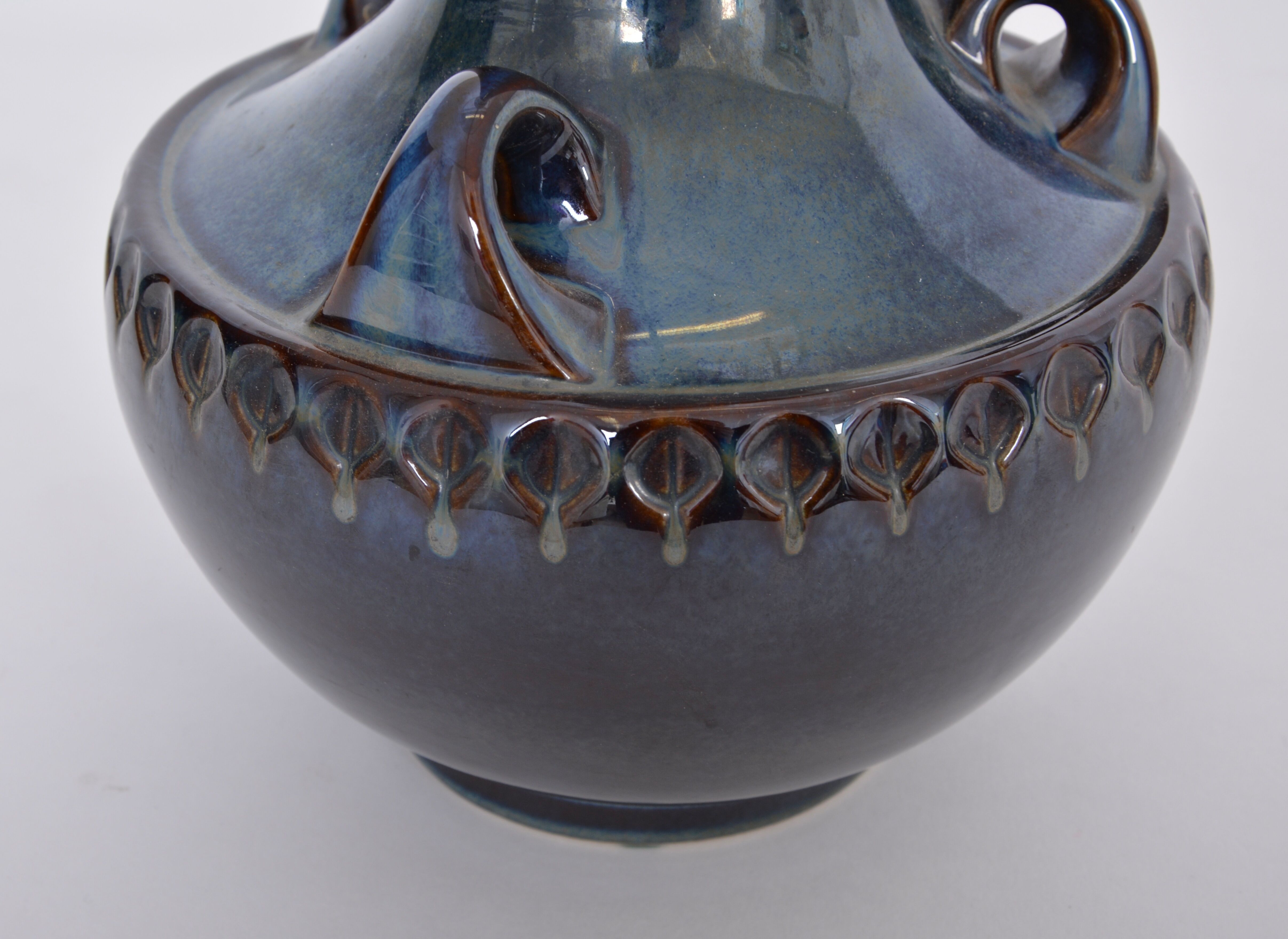 Danish mid-century stoneware lamp model 1059 by Einar Johansen for Soholm