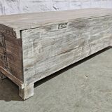 Banc - coffre en teck birman