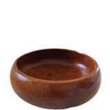 Scandinavian teak aperitif or emptying dish, vintage 60s