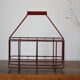 Red metal bottle holder