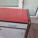 Buffet formica rouge blanc gris - année 1960