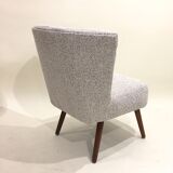 Cocktail chair reupholstered