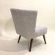 Cocktail chair reupholstered