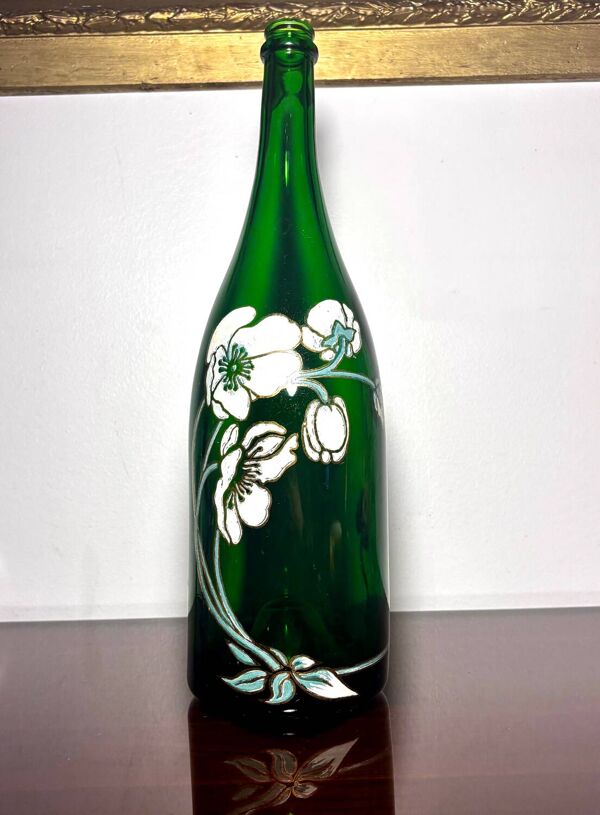 Bouteille de collection Émile Gallé champagne