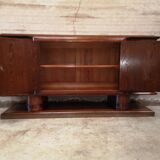 Charles Dudouyt oak art deco sideboard buffet 1940