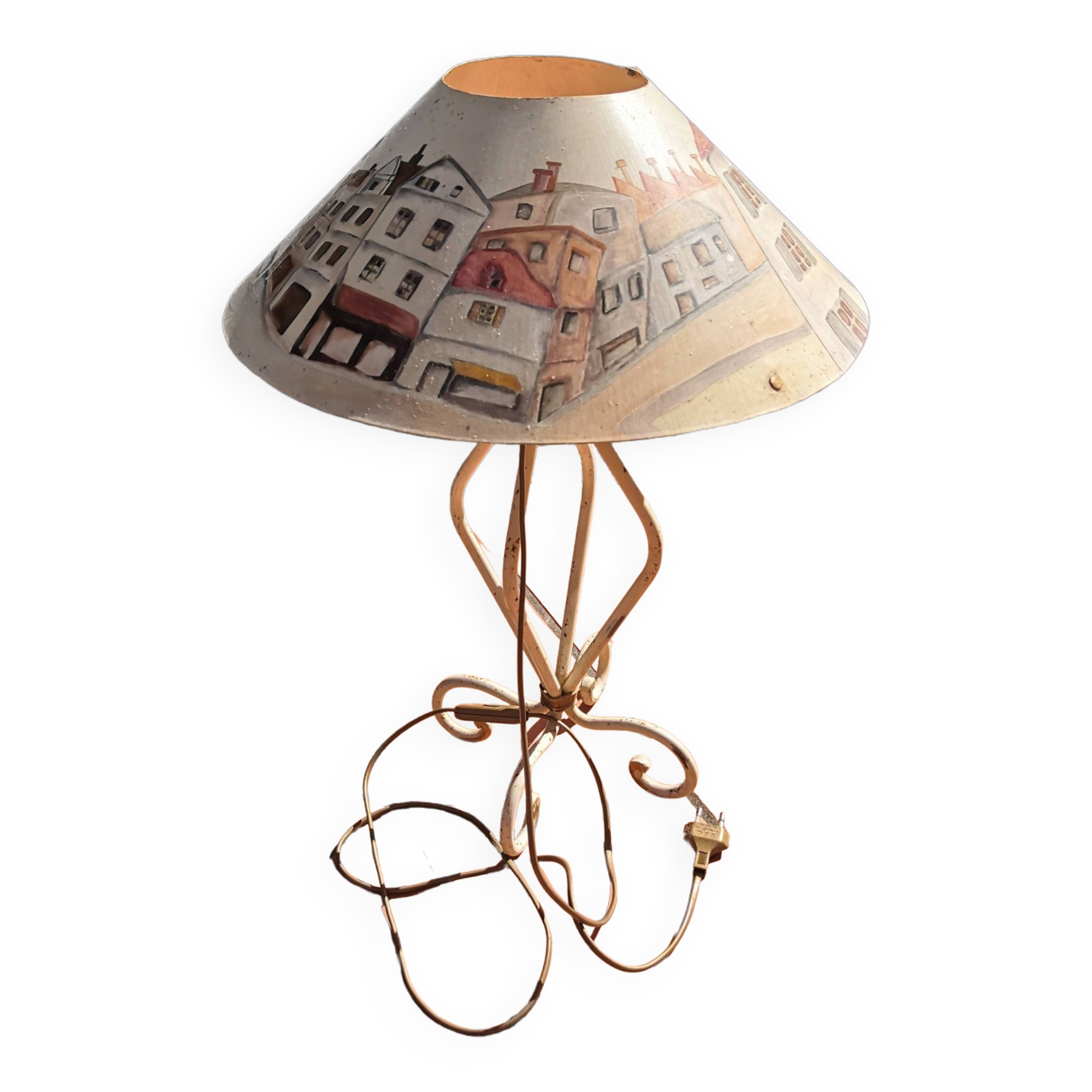 Vintage all-metal table lamp