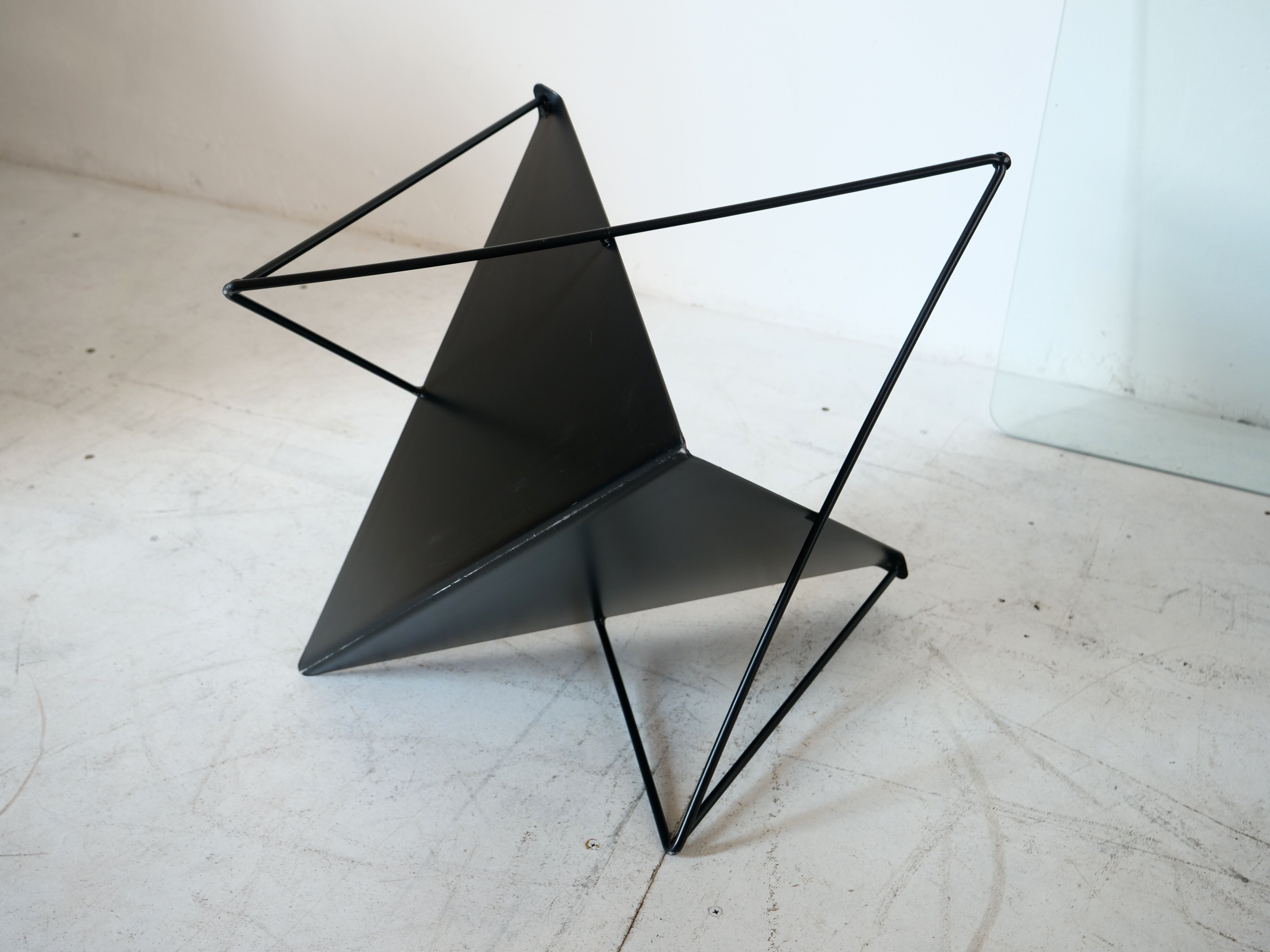 Butterfly geometric design coffee table