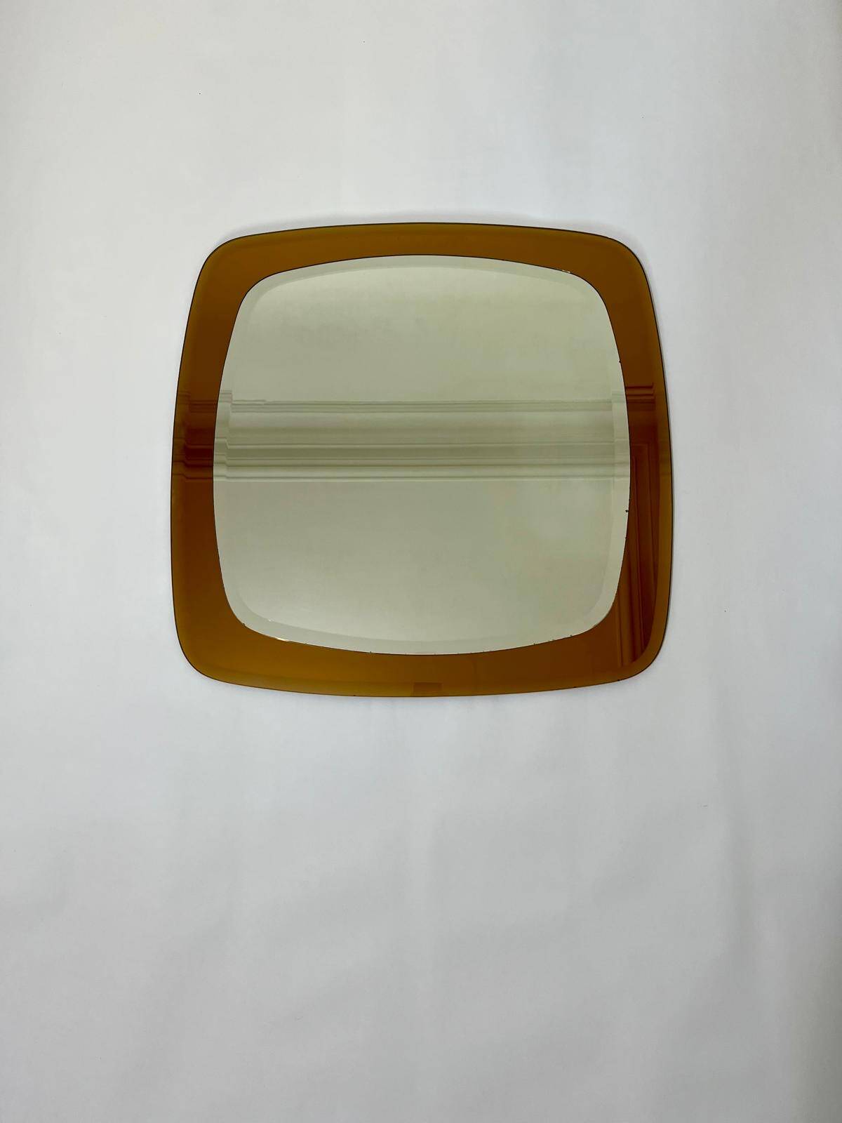 Double mirrors stacked vintage design, France, 1970s
