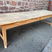 Table de ferme 300 cm en sapin 1900