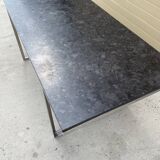 Dining table marble stainless steel feet