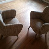 50's organic armchair