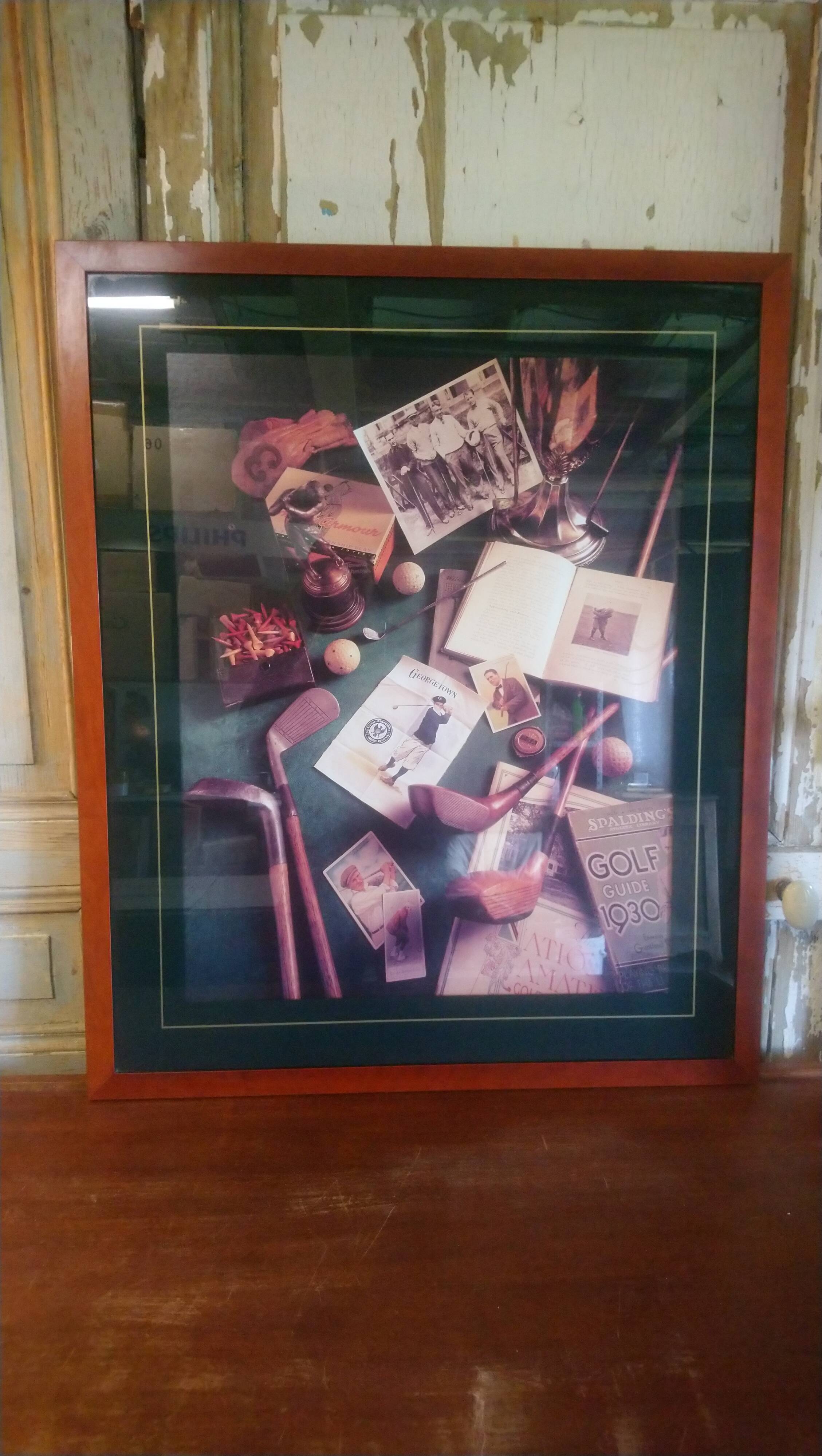 Golf I frame, art print on paper by "Mr. Harrison"