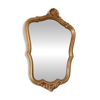 Miroir coquille de style Louis XV années 50,50*34 cm