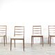 Set Of 4 Midcentury McIntosh Teak Chairs. Vintage Modern / Retro / Danish S