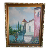 Oil painting canvas