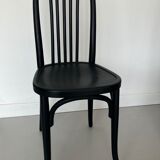 Black Baumann bistro chairs