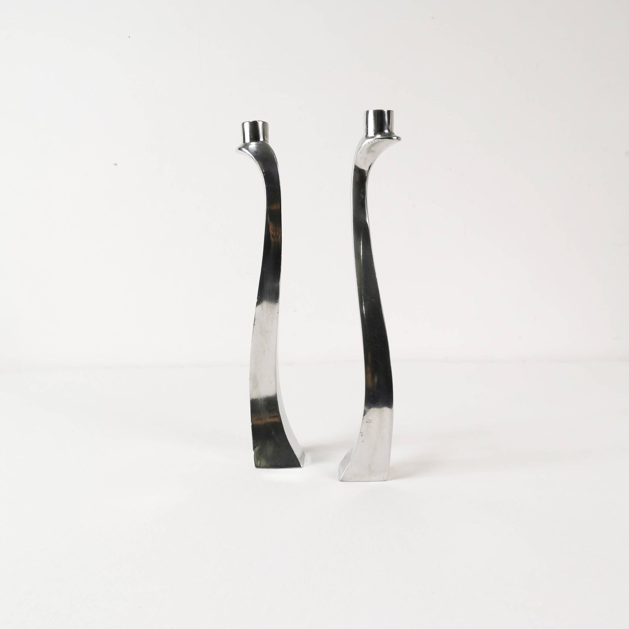 Postmodern "Nessy" candlesticks, Escapade Paris, France, 1980s.