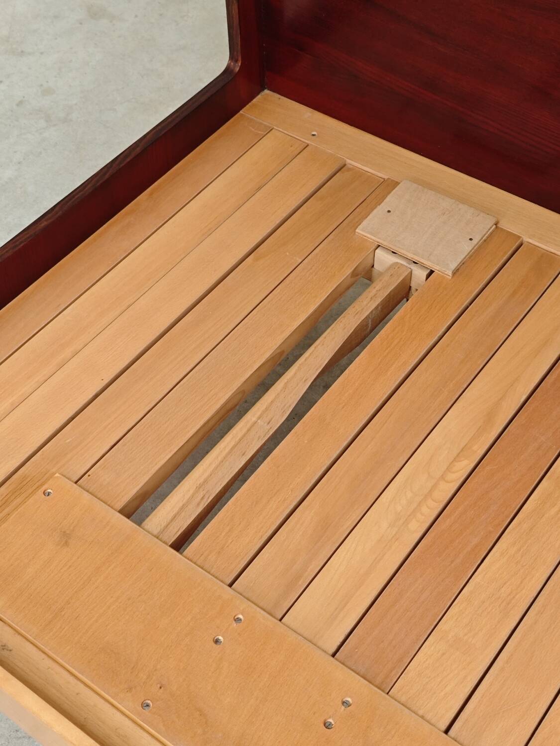 Jitona Sobeslav 1970s Green Fabric Folding Sofa