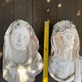 Head of Christ and Mary