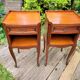 Pair of Louis XV bedside tables in cherry wood.