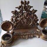 Double inker door feathers door letters style louis xv