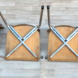 Set of 4 retro chairs in formica