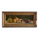 Old oil painting still life Flemish fruits