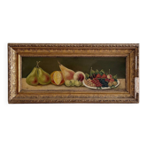 Tableau peinture à l’huile ancienne nature morte flamande fruits