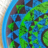 Vintage Maxwell France Round Metal Advertising Tray