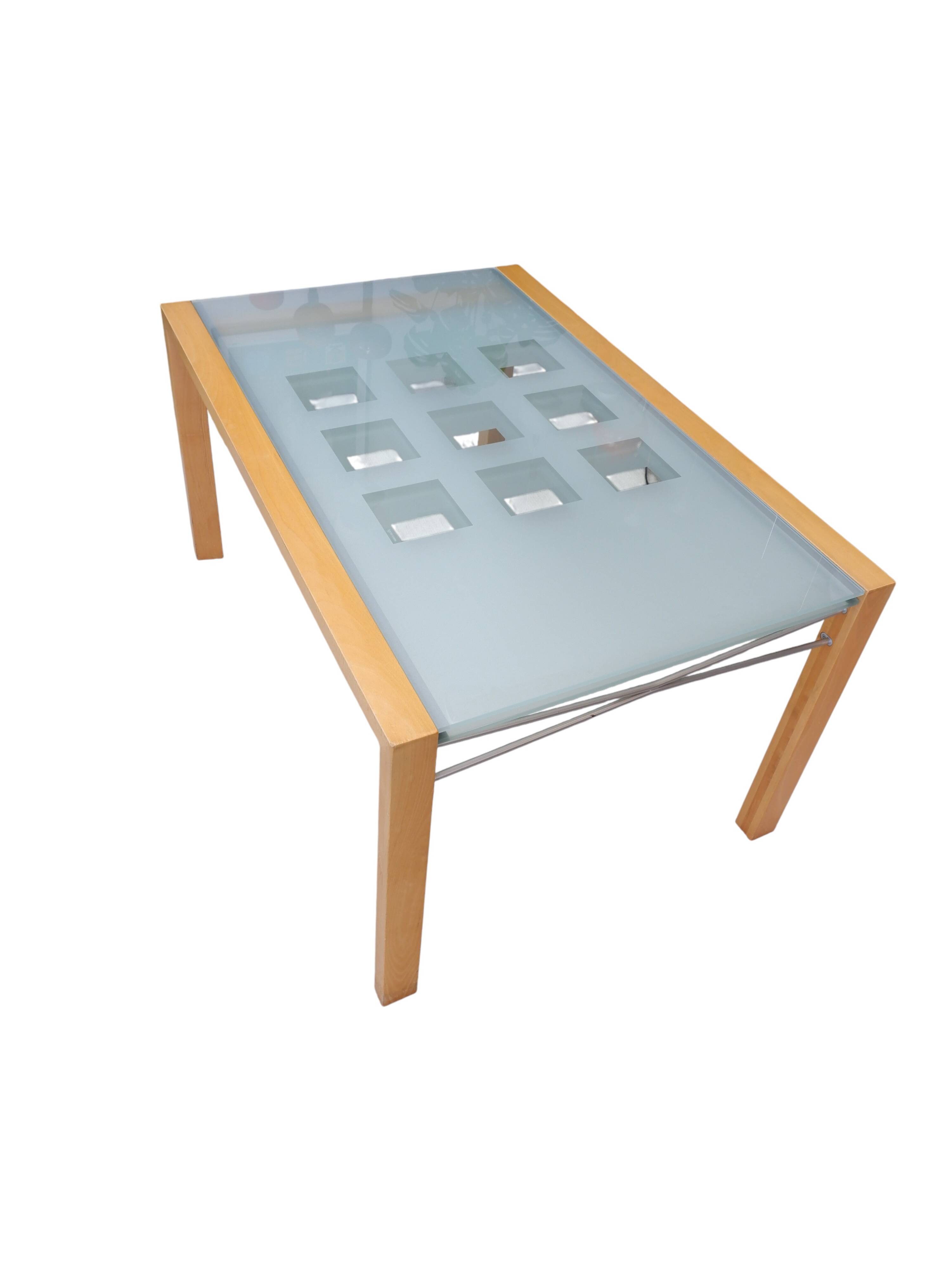 Ligne Roset extendable dining table, 1980s