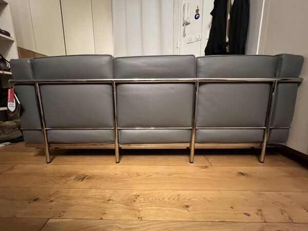 Canapé LC2 3 places Le Corbusier, Charlotte Perriand Cassina