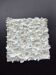 Art mural 3D flower sculpture in clay on handmade canvas.