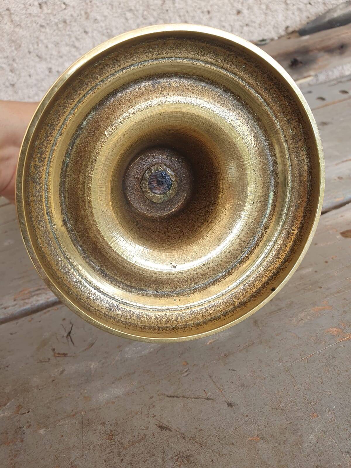 brass candle holder