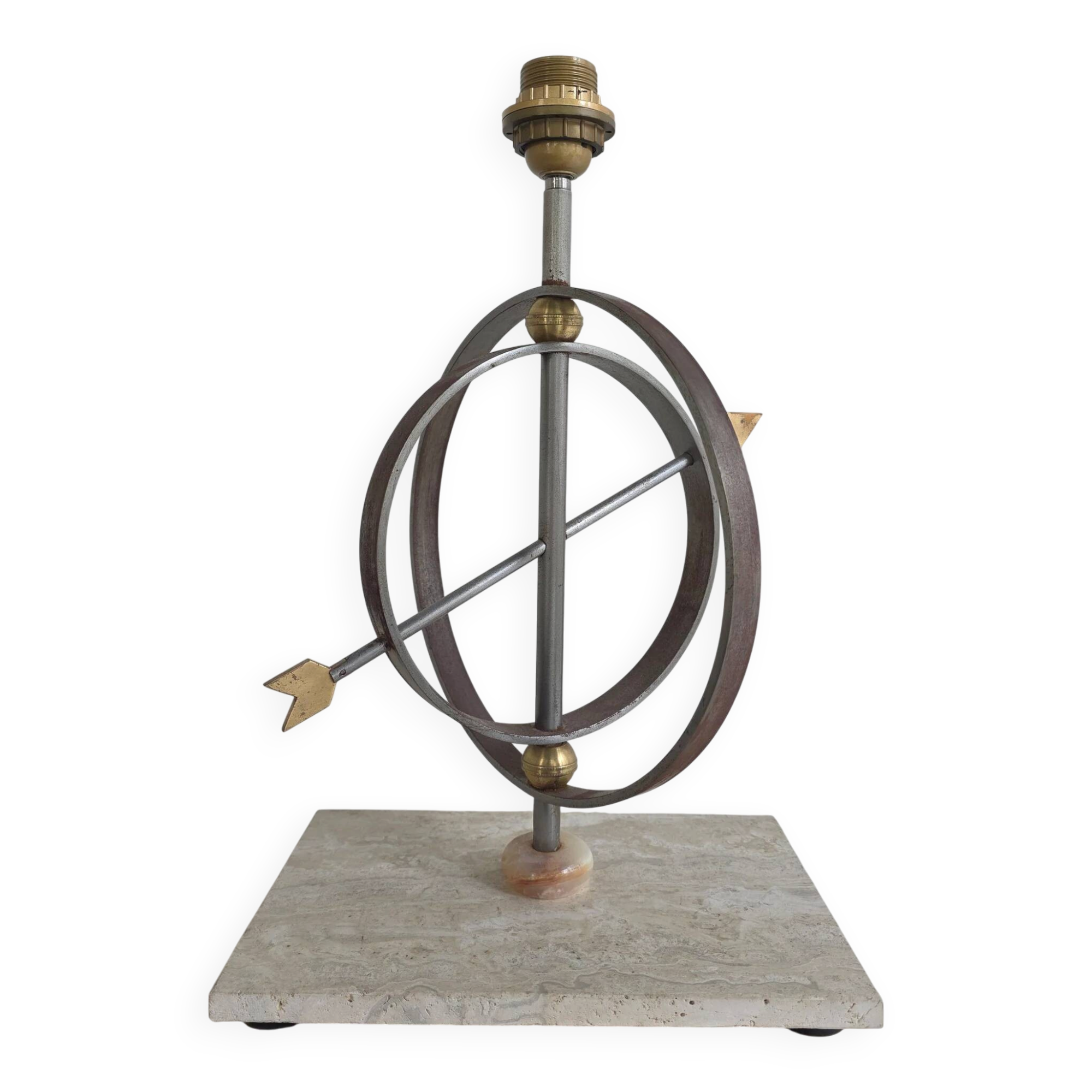 Armillary lamp base