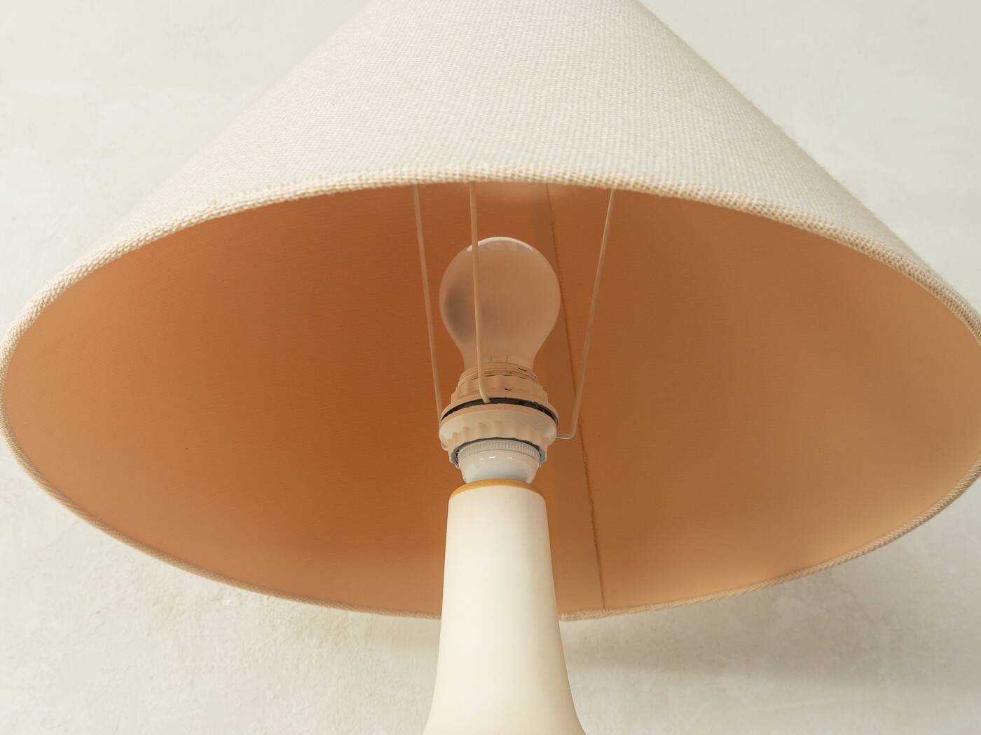 Lampe de table Erika des années 1970 par Noomi Backhausen & Poul Brandborg pour Søholm Stentøj