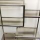 Shelf 70 year milked metal glass smoked glass moltzer rega