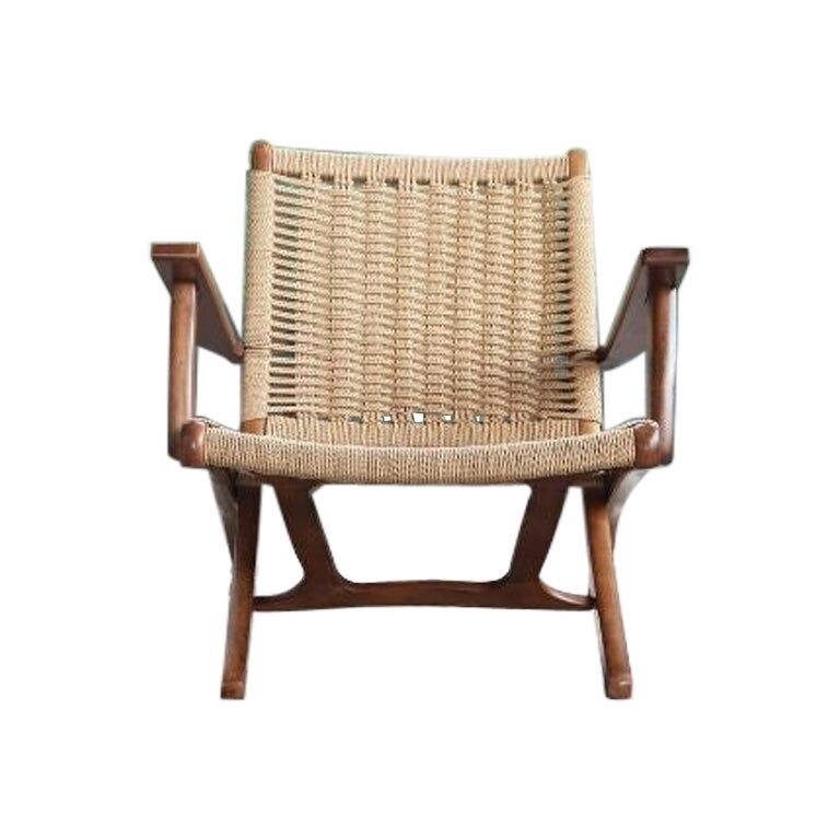 Scandinavian vintage folding armchair