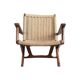 Scandinavian vintage folding armchair