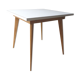 Formica table and wood table 1950