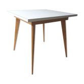 Formica table and wood table 1950