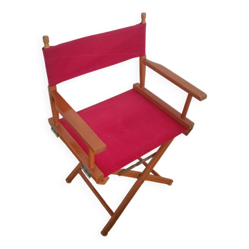 Vintage director's folding chair.