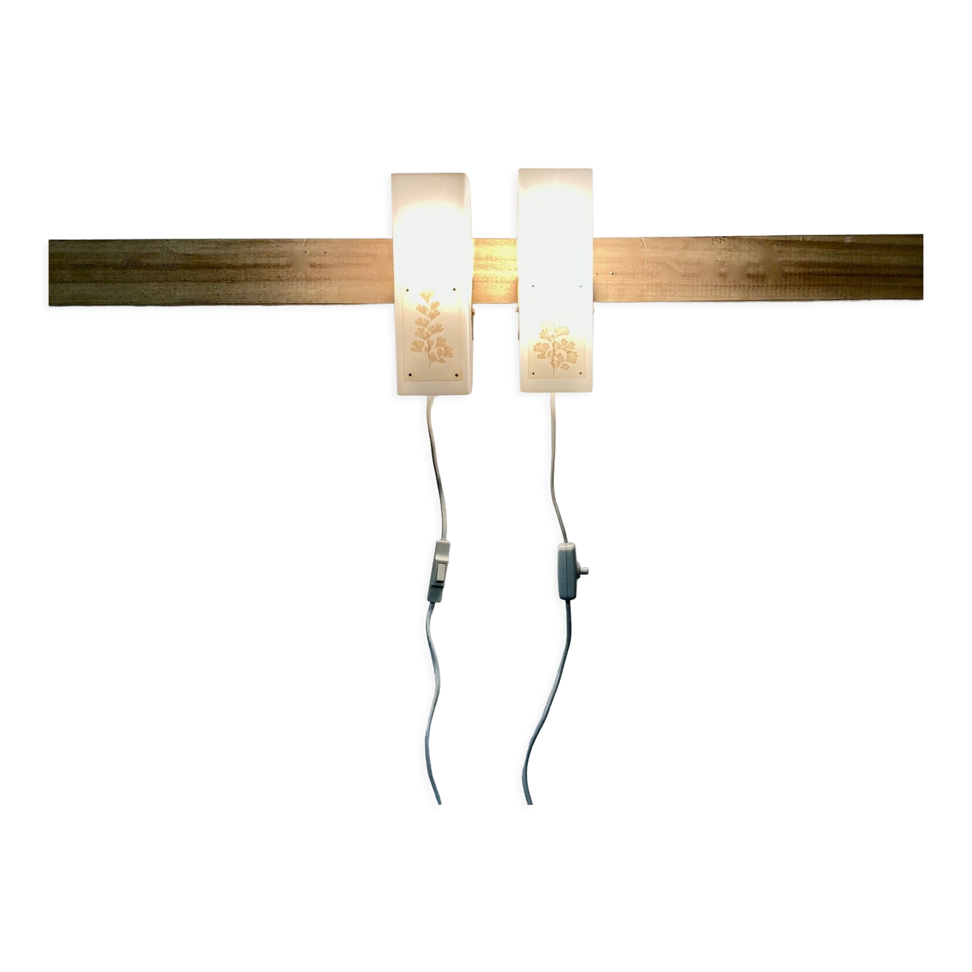 Pair of Scandinavian design sconces 1950