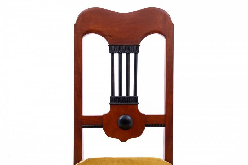 Set of six chairs, Northern Europe, turn of the 19th and 20th centuries. After renovation.