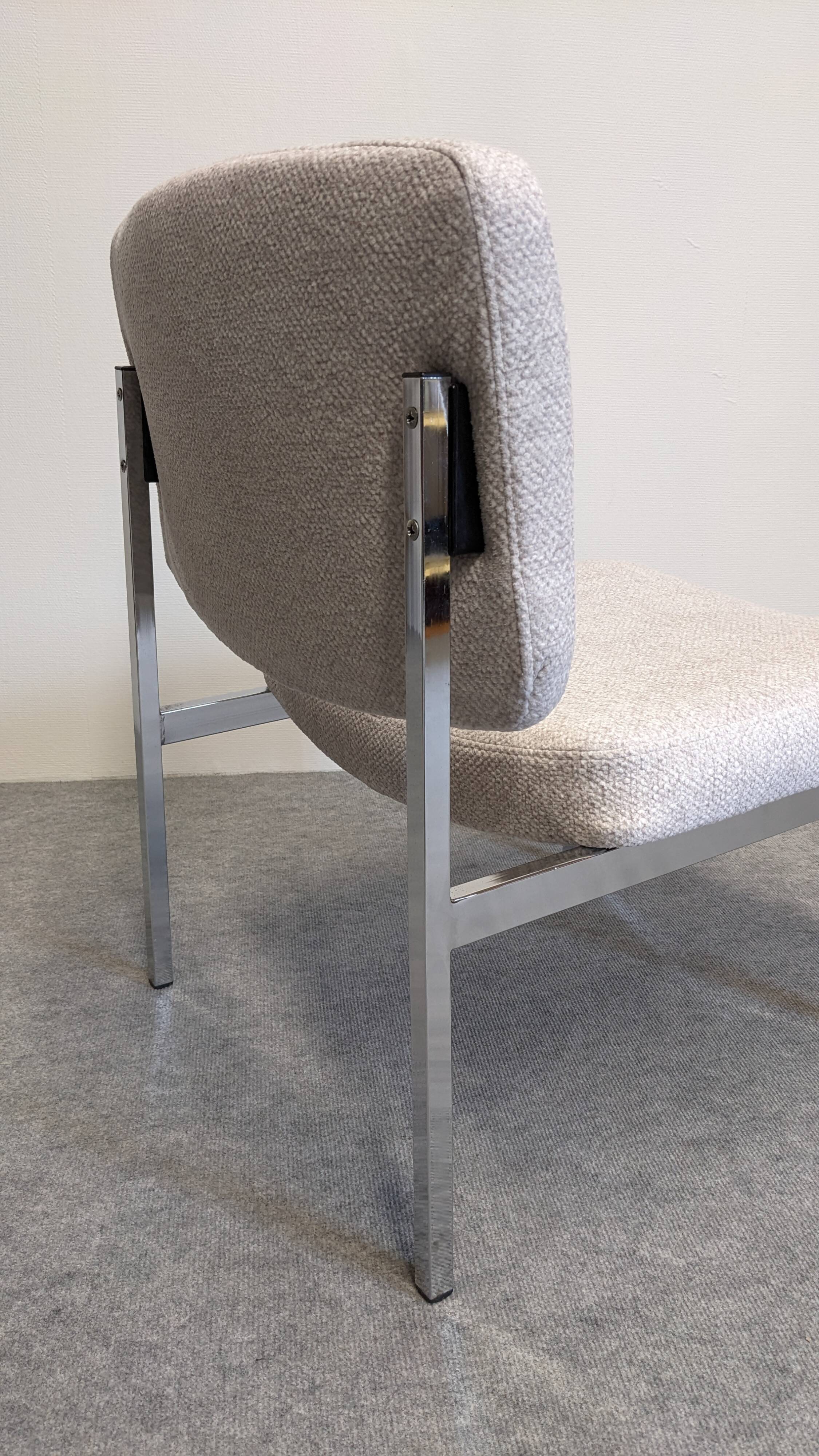 Pair of modernist armchairs, France circa 1970